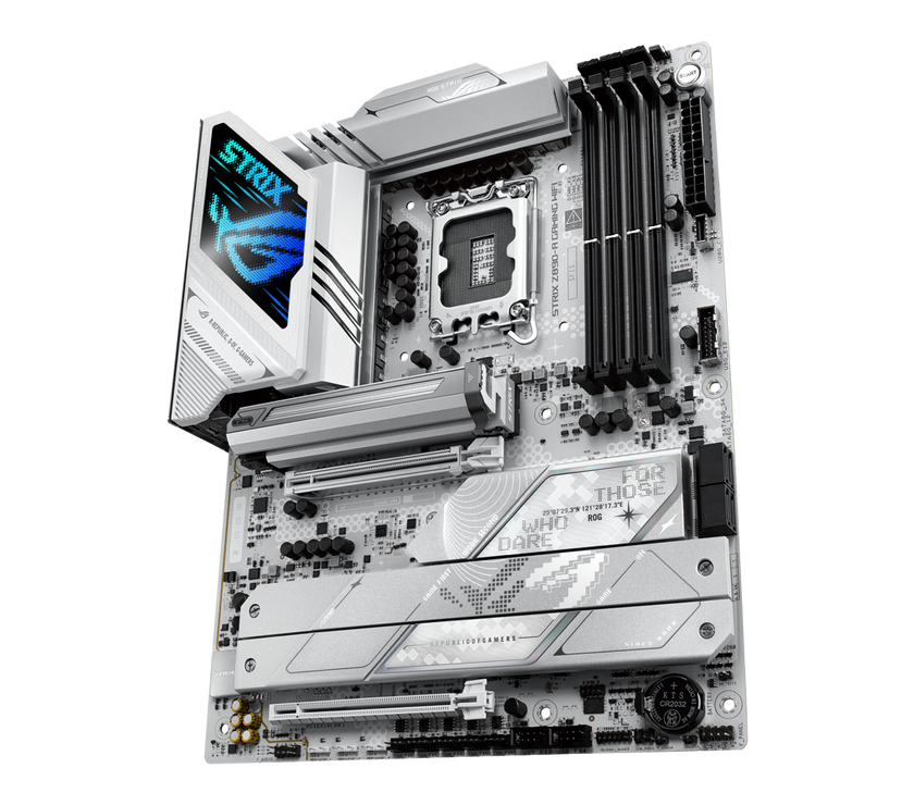 ASUS ROG STRIX Z890-A GAMING WIFI Z890 LGA 1851 ATX motherboard, Intel® Core™ Ultra Series 2 Ready, Advanced AI PC-ready, 16+2+1+2 stages, DDR5, WiFi 7, 2.5G, 5x M.2, Thunderbolt™ 4, USB Type-C, AI OC