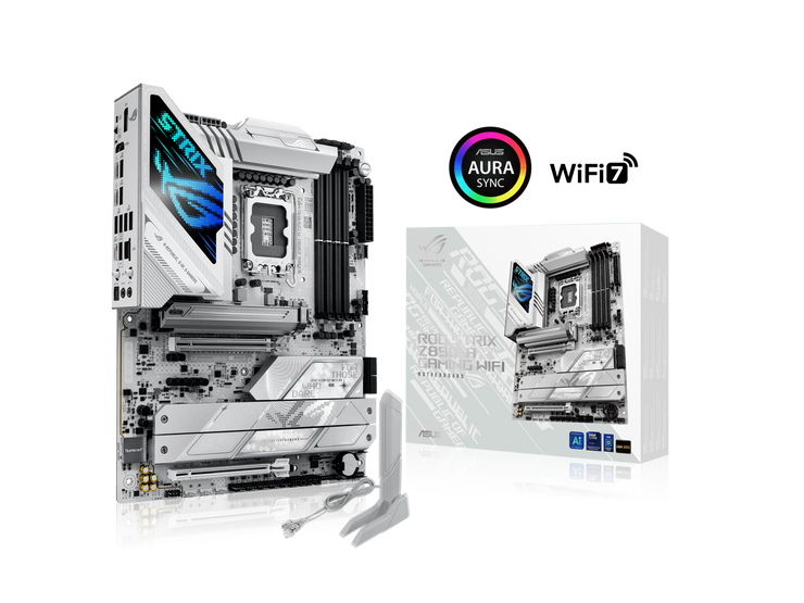 ASUS ROG STRIX Z890-A GAMING WIFI Z890 LGA 1851 ATX motherboard, Intel® Core™ Ultra Series 2 Ready, Advanced AI PC-ready, 16+2+1+2 stages, DDR5, WiFi 7, 2.5G, 5x M.2, Thunderbolt™ 4, USB Type-C, AI OC