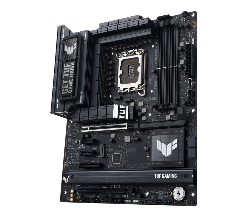 ASUS TUF GAMING Z890-PLUS WIFI Z890 LGA 1851 ATX motherboard, Intel® Core™ Ultra Series 2 Ready, Advanced AI PC-ready, 16+1+2+1 stages, DDR5, PCIe® 5.0, Thunderbolt™ 4 Type-C®, 4x M.2, Wi-Fi 7, 2.5Gb