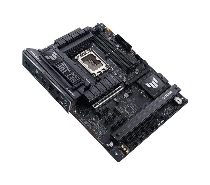 ASUS TUF GAMING Z890-PLUS WIFI Z890 LGA 1851 ATX motherboard, Intel® Core™ Ultra Series 2 Ready, Advanced AI PC-ready, 16+1+2+1 stages, DDR5, PCIe® 5.0, Thunderbolt™ 4 Type-C®, 4x M.2, Wi-Fi 7, 2.5Gb