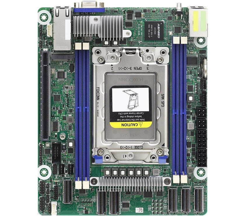 AsRock Rack ROMED4ID-2T Proprietary (Deep mini-ITX) Server Motherboard Socket SP3