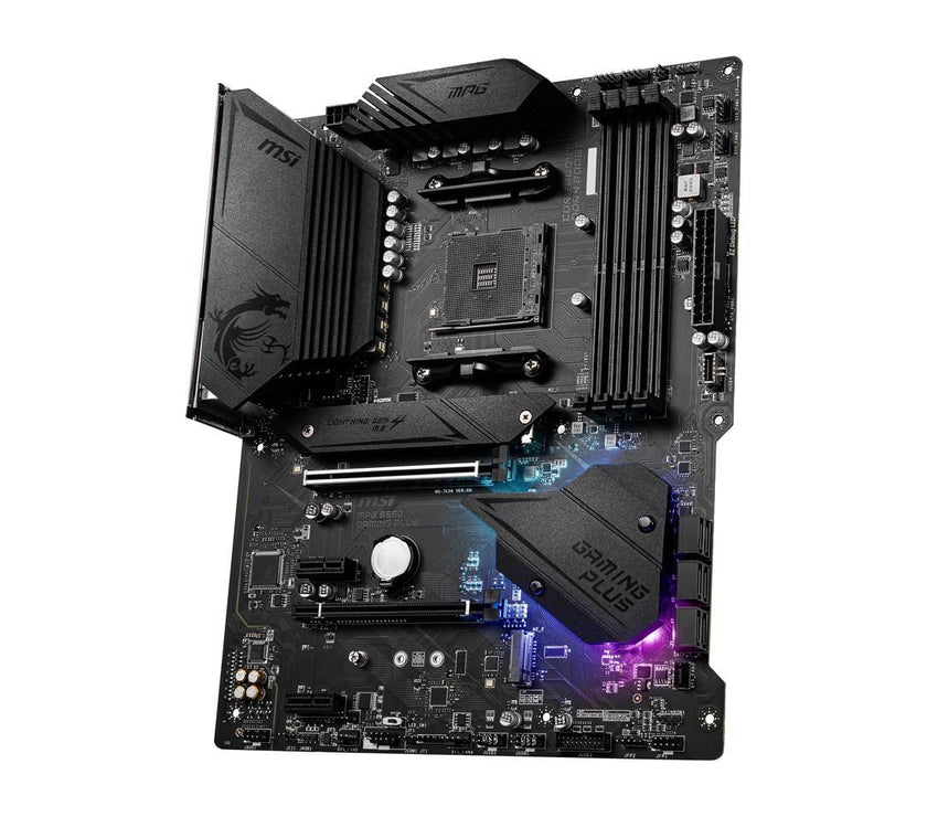 MSI MPG B550 GAMING PLUS AM4 AMD B550 SATA 6Gb/s USB 3.0 ATX AMD Motherboard