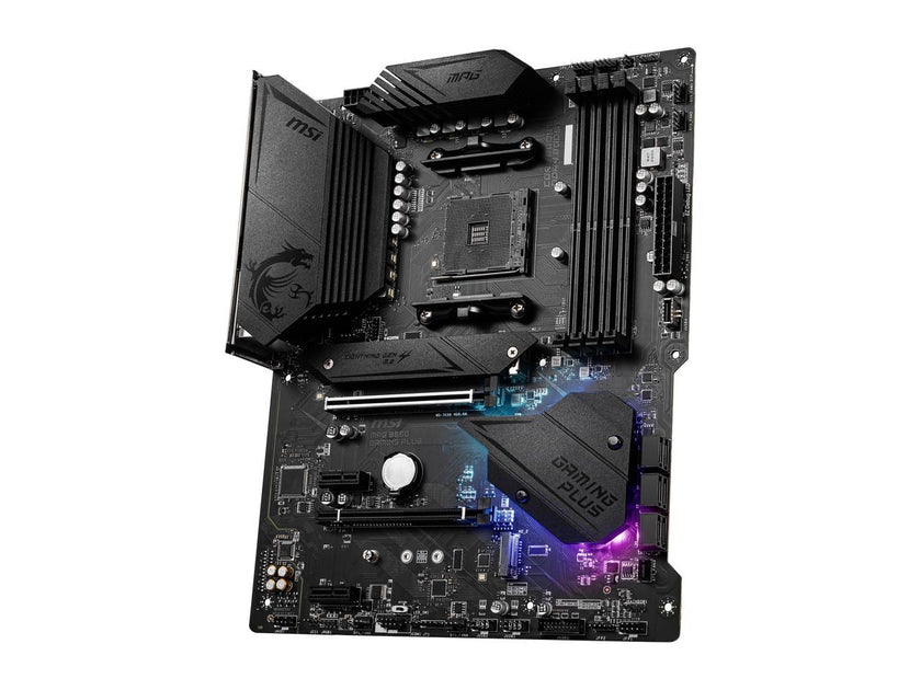 MSI MPG B550 GAMING PLUS AM4 AMD B550 SATA 6Gb/s USB 3.0 ATX AMD Motherboard