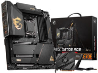 MSI MEG X670E ACE AM5 AMD X670 SATA 6Gb/s E-ATX AMD Ryzen™ 7000 Series Motherboards, DDR5, Wi-Fi 6E, 10G Super LAN + 2.5G LAN, PCIe 5.0 M.2 slots,  HD Audio with Audio Boost.