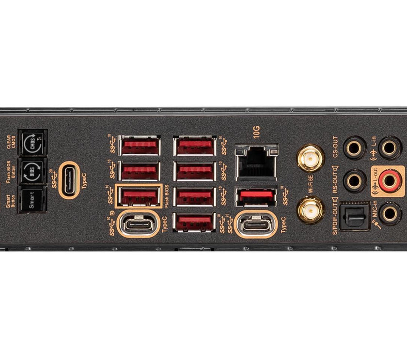 MSI MEG X670E ACE AM5 AMD X670 SATA 6Gb/s E-ATX AMD Ryzen™ 7000 Series Motherboards, DDR5, Wi-Fi 6E, 10G Super LAN + 2.5G LAN, PCIe 5.0 M.2 slots,  HD Audio with Audio Boost.