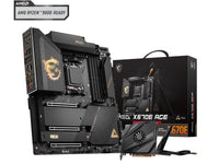 MSI MEG X670E ACE AM5 AMD X670 SATA 6Gb/s E-ATX AMD Ryzen™ 7000 Series Motherboards, DDR5, Wi-Fi 6E, 10G Super LAN + 2.5G LAN, PCIe 5.0 M.2 slots,  HD Audio with Audio Boost.