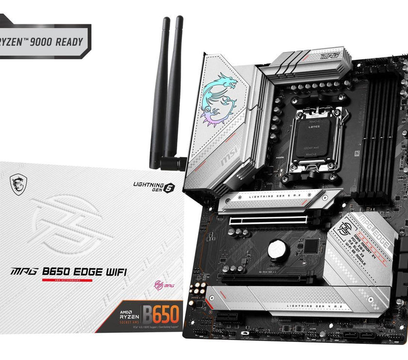 MSI MPG B650 EDGE WIFI AM5 AMD B650 SATA 6Gb/s DDR5 Ryzen 7000 ATX Motherboard