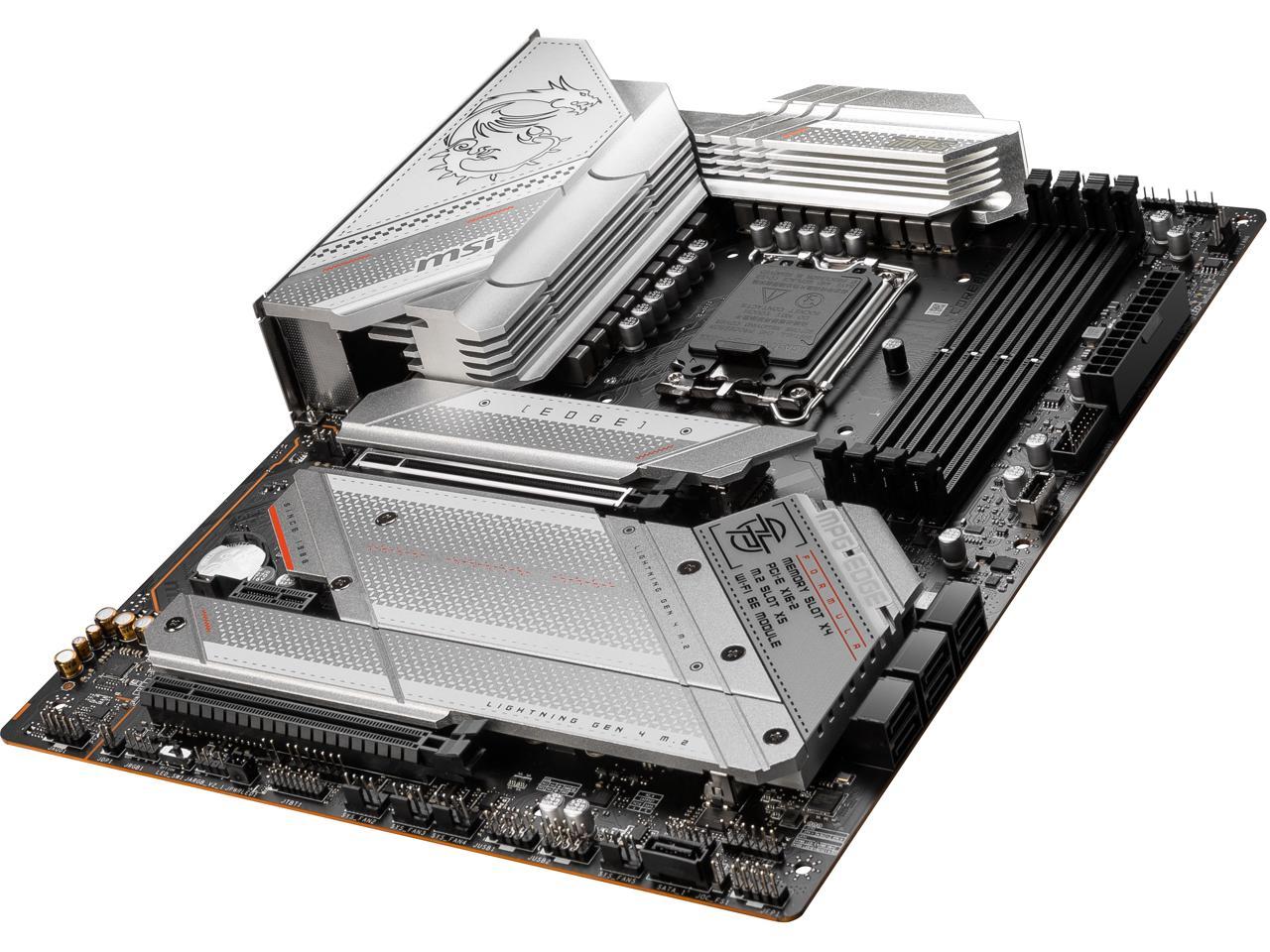 MSI MPG Z790 EDGE WIFI LGA 1700 Intel Z790 SATA 6Gb/s DDR5 ATX Motherboard