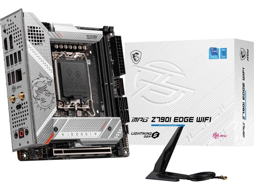 MSI MPG Z790I EDGE WIFI LGA 1700 Intel Z790 SATA 6Gb/s DDR5 Mini ITX Motherboard