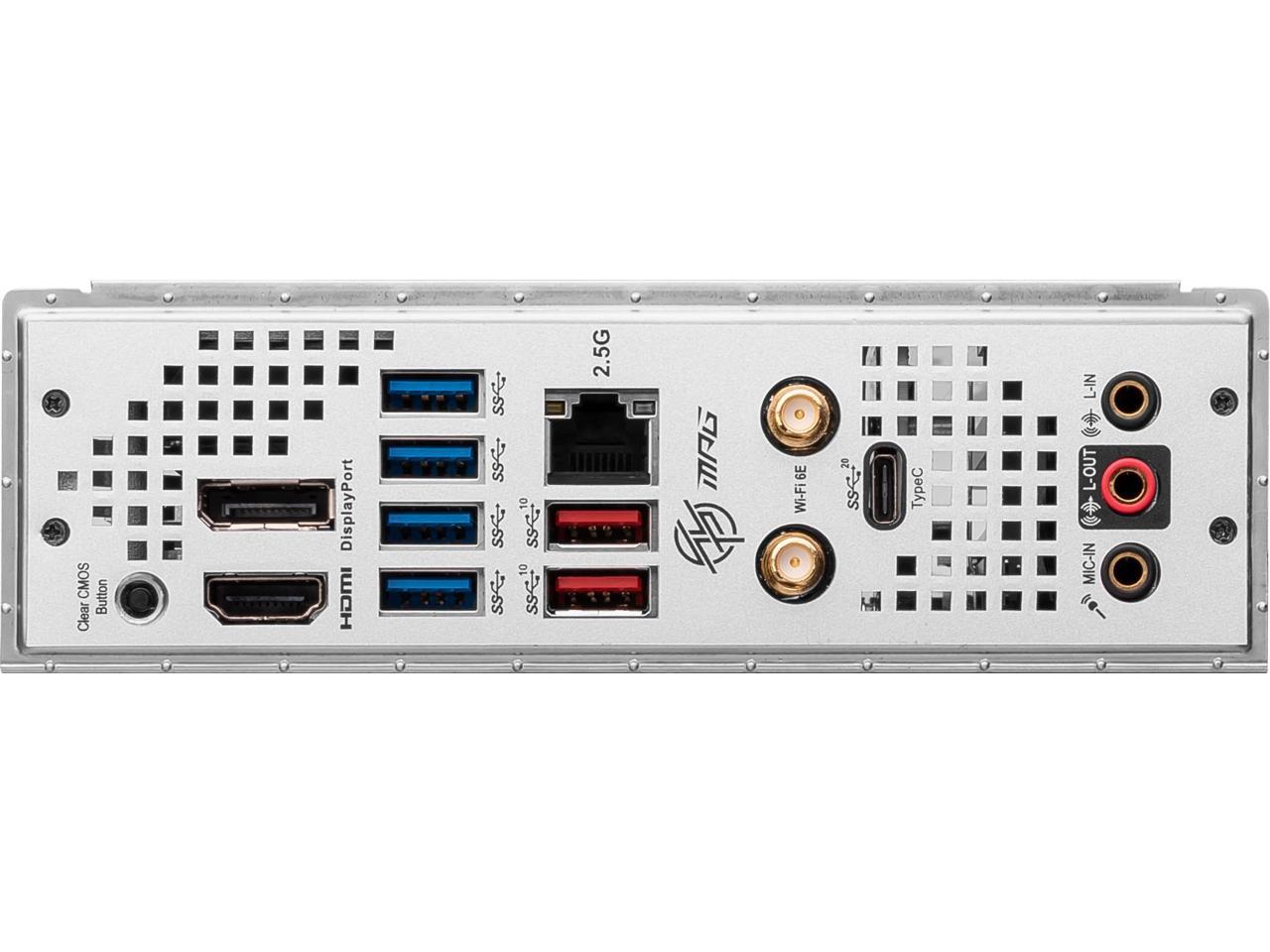 MSI MPG Z790I EDGE WIFI LGA 1700 Intel Z790 SATA 6Gb/s DDR5 Mini ITX Motherboard