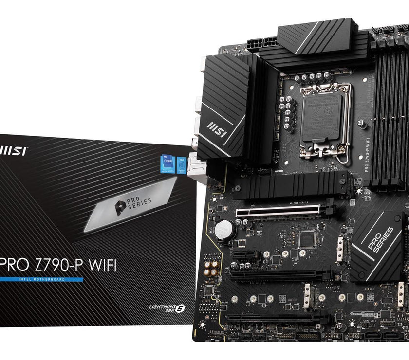 MSI PRO Z790-P WIFI LGA 1700 Intel Z790 SATA 6Gb/s DDR5 ATX Motherboard