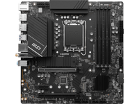 MSI PRO B760M-A WIFI DDR4 LGA 1700 (Intel 12th&13th Gen)  SATA 6Gb/s Micro ATX Motherboard,WiFi 6,Intel,2.5Gb LAN