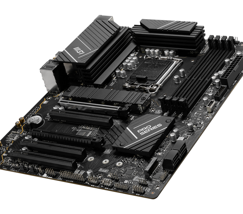 MSI PRO B760-P WIFI DDR4 LGA 1700 (l12th&13th Gen), SATA 6Gb/s  motherboard, WiFi 6,Intel 2.5Gb LAN,2xM.2 Slots