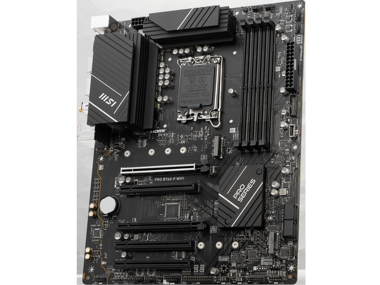 MSI B760-P Pro WiFi DDR5 Intel LGA 1700 ATX Motherboard