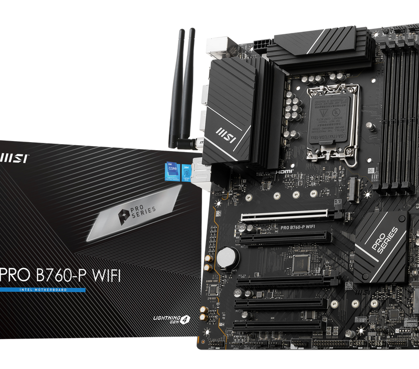 MSI B760-P Pro WiFi DDR5 Intel LGA 1700 ATX Motherboard