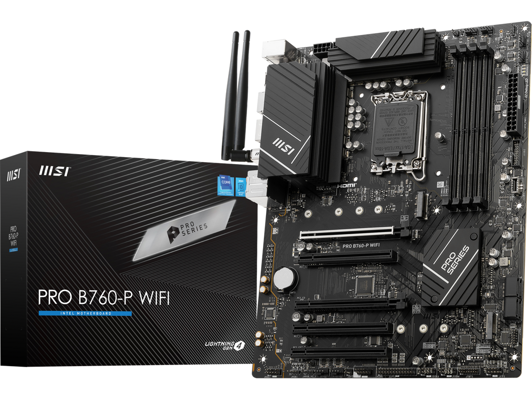 MSI B760-P Pro WiFi DDR5 Intel LGA 1700 ATX Motherboard