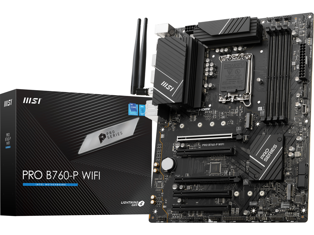 MSI B760-P Pro WiFi DDR5 Intel LGA 1700 ATX Motherboard