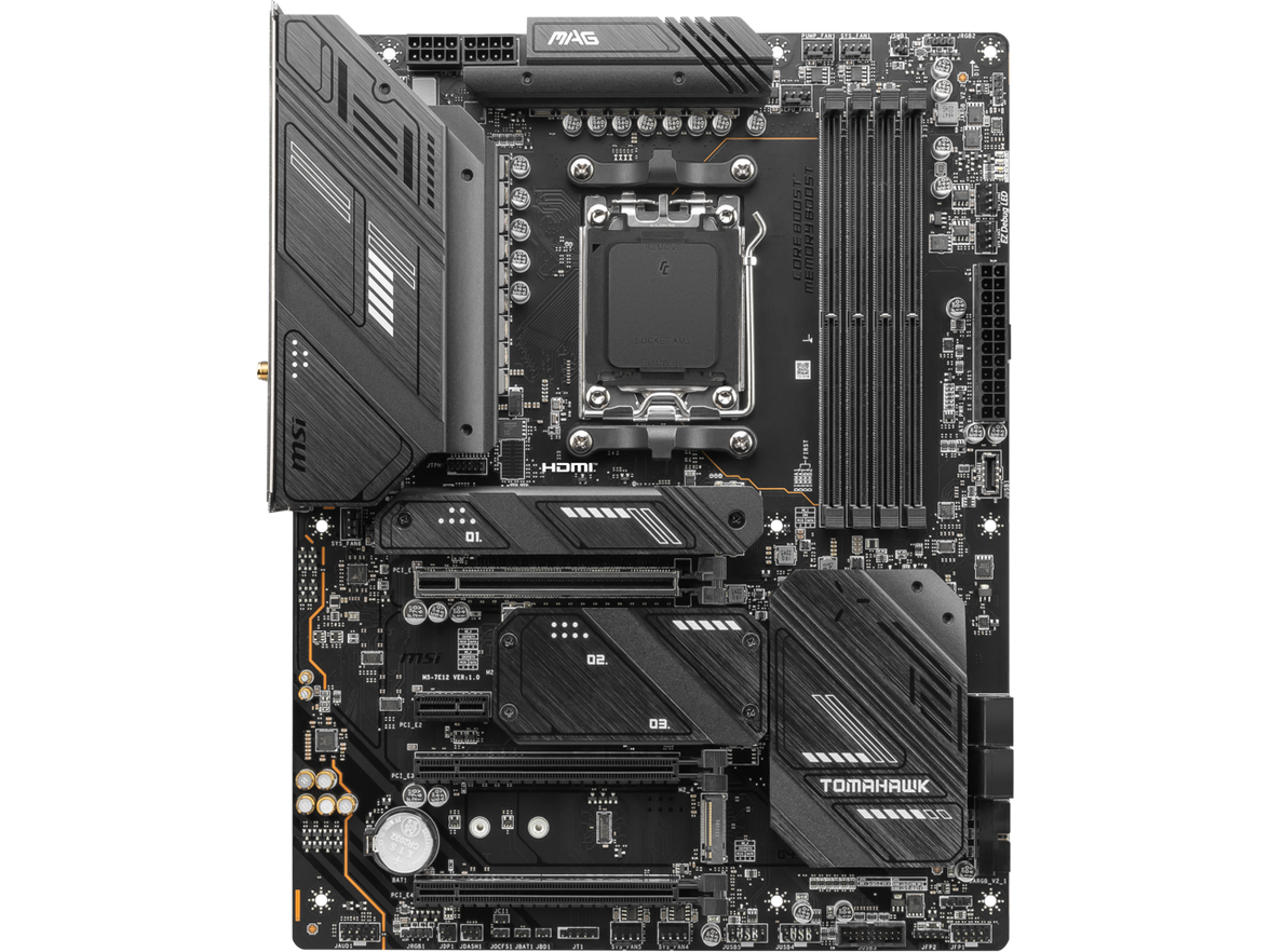 MSI MAG X670E TOMAHAWK WIFI AM5 AMD X670E SATA 6Gb/s ATX Motherboard