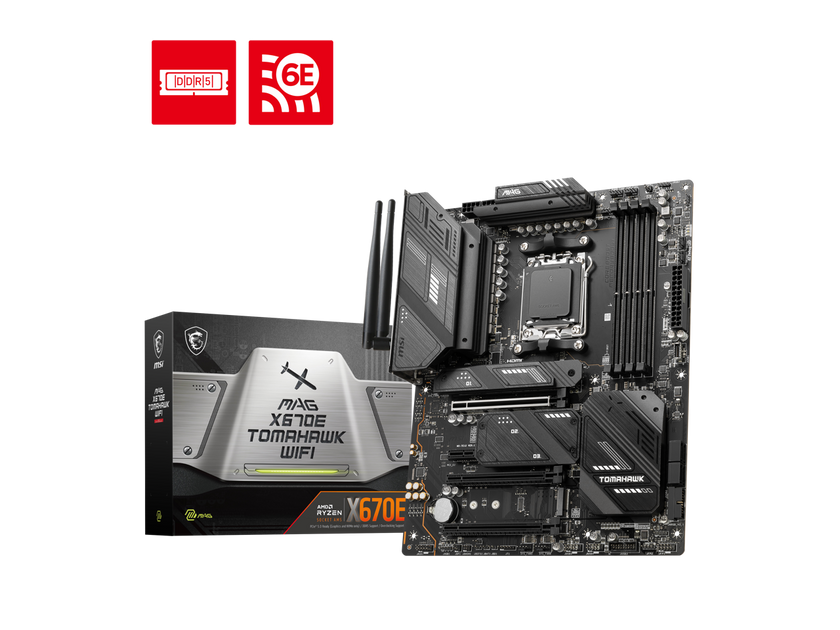 MSI MAG X670E TOMAHAWK WIFI AM5 AMD X670E SATA 6Gb/s ATX Motherboard