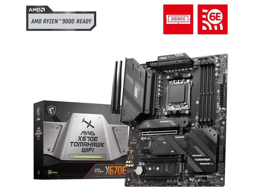 MSI MAG X670E TOMAHAWK WIFI AM5 AMD X670E SATA 6Gb/s ATX Motherboard