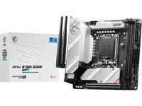 MSI MPG B760I EDGE WIFI LGA 1700 DDR5 Mini ITX Motherboard SATA 6Gb/s,  2.5Gbps LAN,Wi-Fi 6E