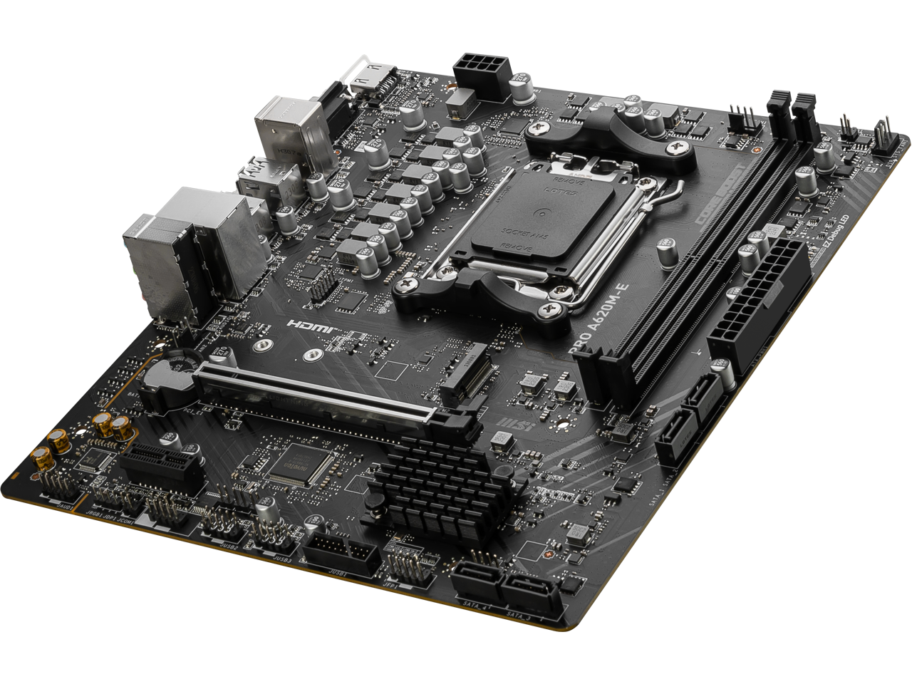MSI PRO PRO A620M-E AM5 AMD A620 SATA 6Gb/s DDR5 mATX Motherboards AMD Ryzen™ 7000 Series Desktop Processors