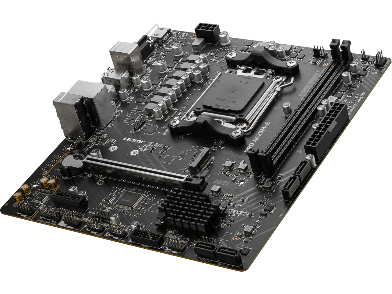 MSI PRO PRO A620M-E AM5 AMD A620 SATA 6Gb/s DDR5 mATX Motherboards AMD Ryzen™ 7000 Series Desktop Processors