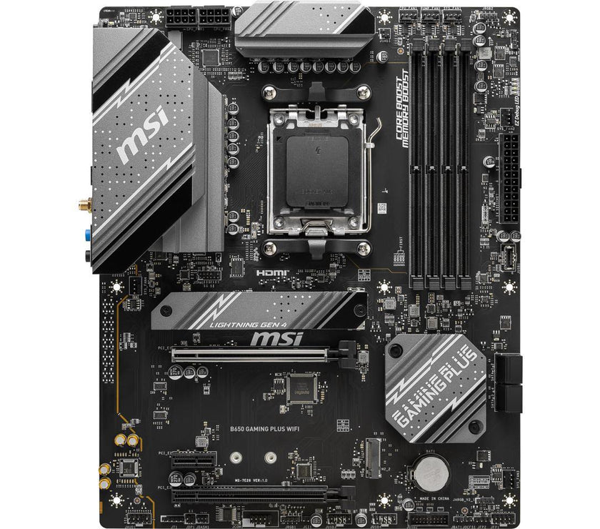 MSI B650 GAMING PLUS WIFI AM5 AMD B650 SATA 6Gb/s ATX Motherboard