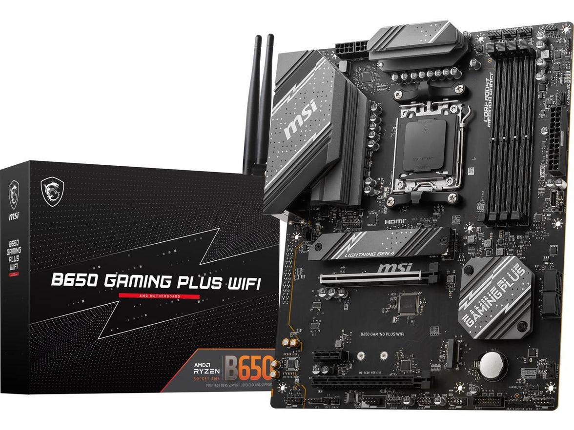 MSI B650 GAMING PLUS WIFI AM5 AMD B650 SATA 6Gb/s ATX Motherboard