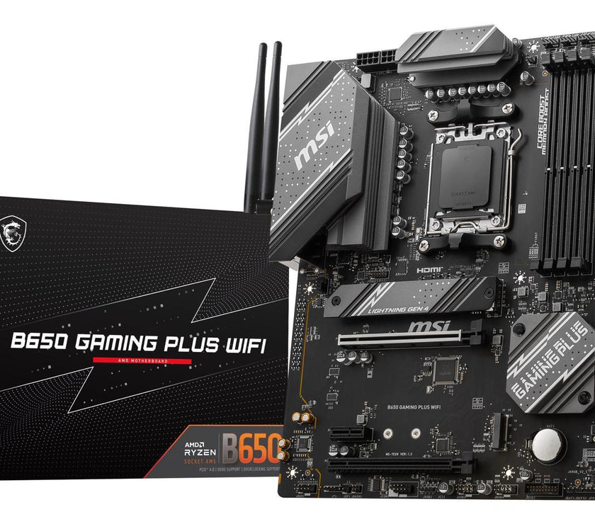 MSI B650 GAMING PLUS WIFI AM5 AMD B650 SATA 6Gb/s ATX Motherboard