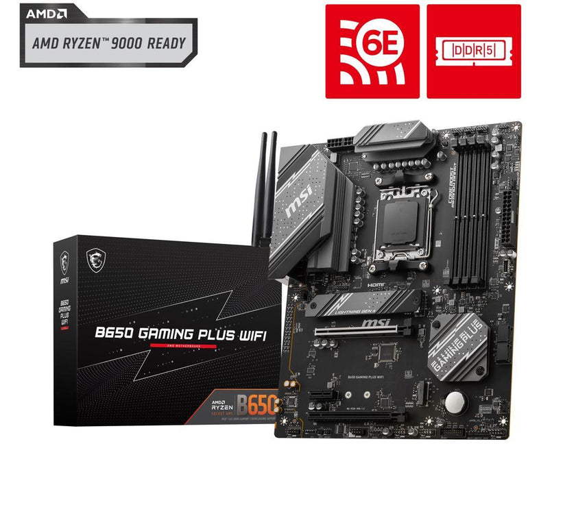 MSI B650 GAMING PLUS WIFI AM5 AMD B650 SATA 6Gb/s ATX Motherboard