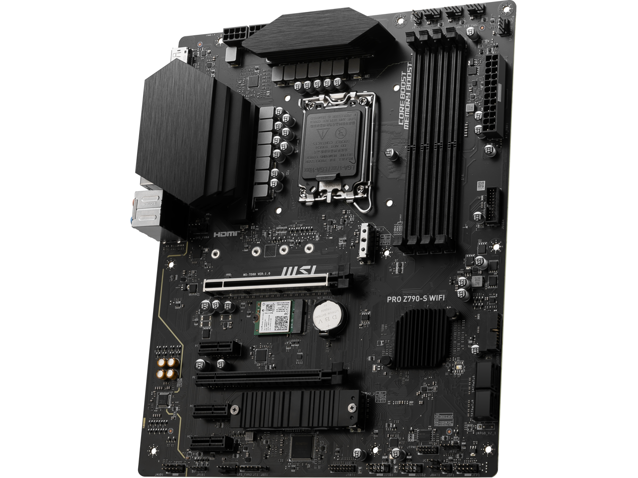 MSI PRO Z790-S WIFI LGA 1700 ATX DDR5  SATA 6Gbps 2.5G LAN with Wi-Fi 6E Motherboard