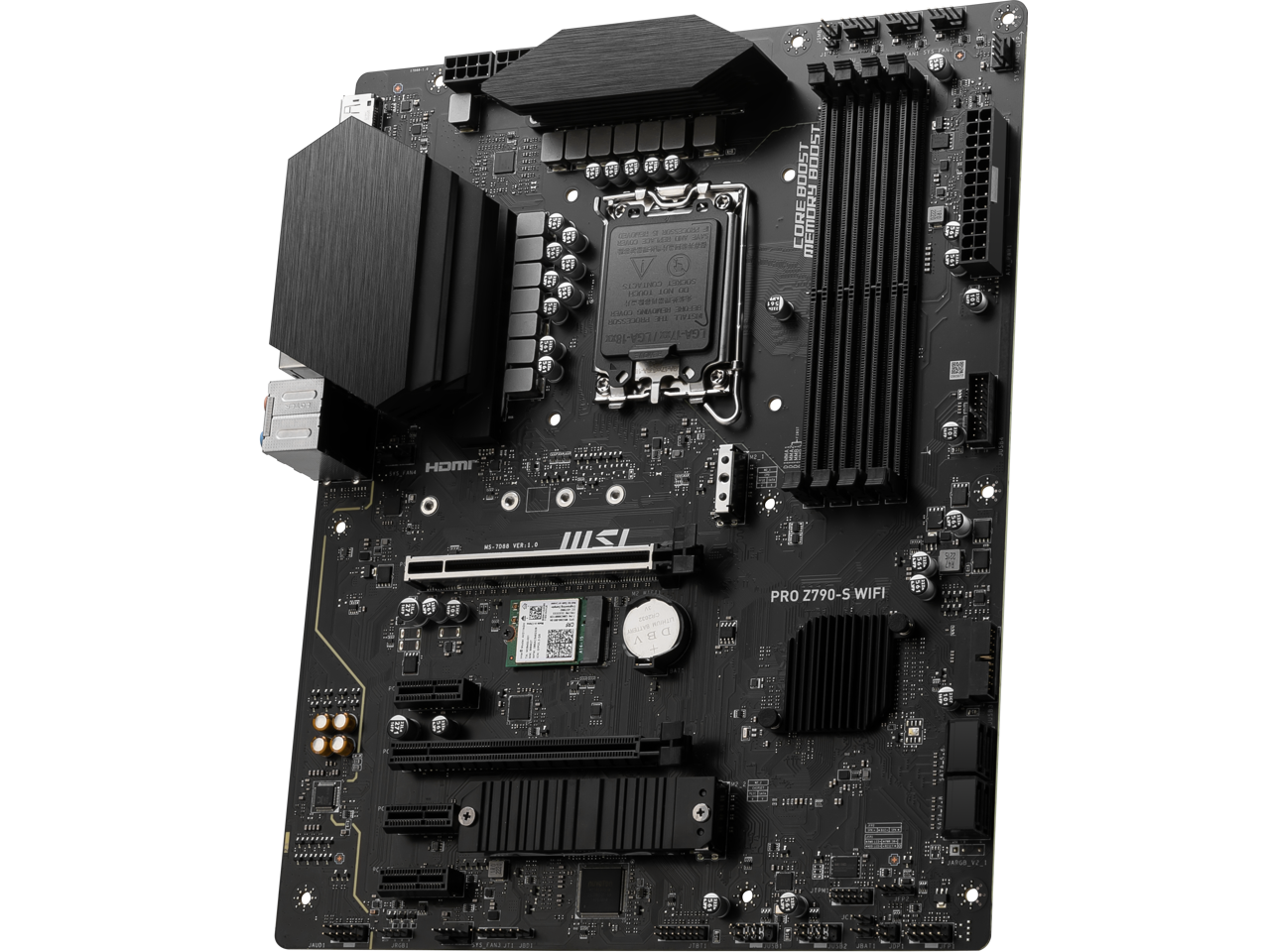 MSI PRO Z790-S WIFI LGA 1700 ATX DDR5  SATA 6Gbps 2.5G LAN with Wi-Fi 6E Motherboard