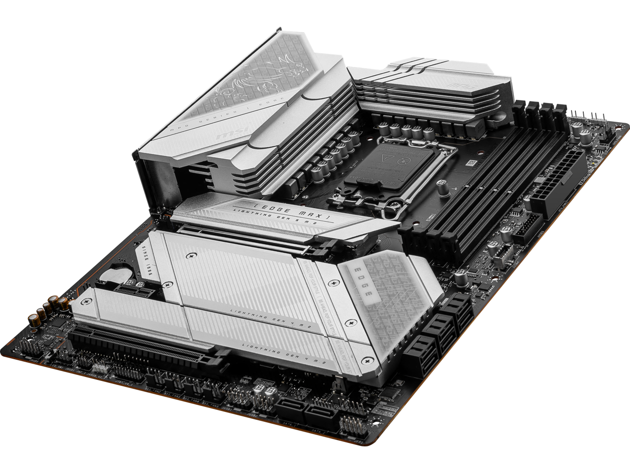 MSI MPG Z790 EDGE TI MAX WIFI LGA 1700(14th,13th,12th Gen) DDR5 Intel Z790 SATA 6Gb/s ATX Motherboard 2x PCI-E x16 slot Wi-Fi 7 Solution 2.5Gbps LAN