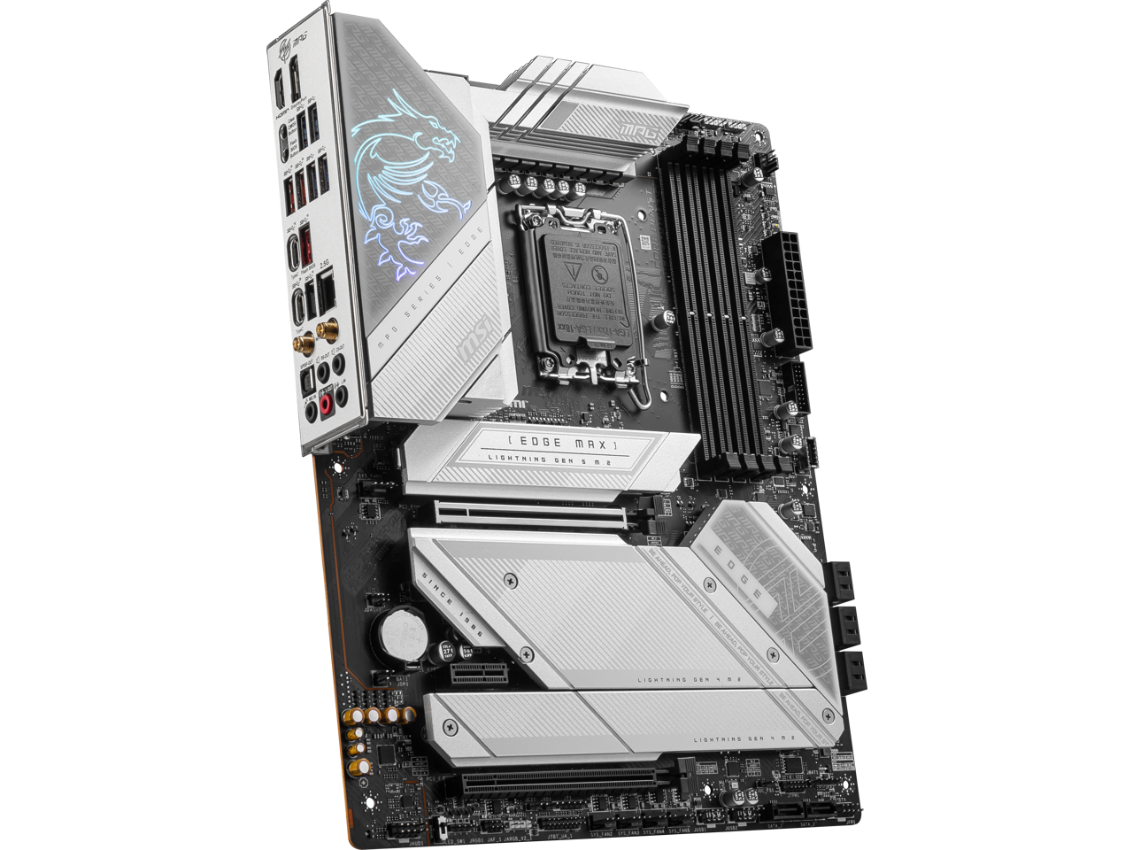 MSI MPG Z790 EDGE TI MAX WIFI LGA 1700(14th,13th,12th Gen) DDR5 Intel Z790 SATA 6Gb/s ATX Motherboard 2x PCI-E x16 slot Wi-Fi 7 Solution 2.5Gbps LAN