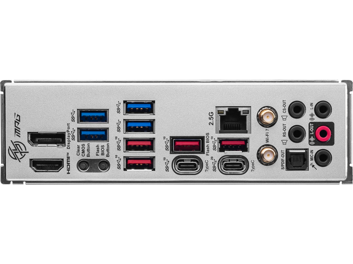 MSI MPG Z790 EDGE TI MAX WIFI LGA 1700(14th,13th,12th Gen) DDR5 Intel Z790 SATA 6Gb/s ATX Motherboard 2x PCI-E x16 slot Wi-Fi 7 Solution 2.5Gbps LAN