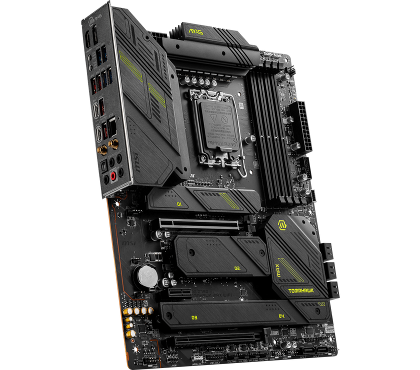 MSI MAG Z790 TOMAHAWK MAX WIFI LGA 1700(14th,13th,12th Gen) DDR5 ATX 8x SATA 6G  4x M.2  Wi-Fi 7  Bluetooth 2.5Gbps LAN Motherboard