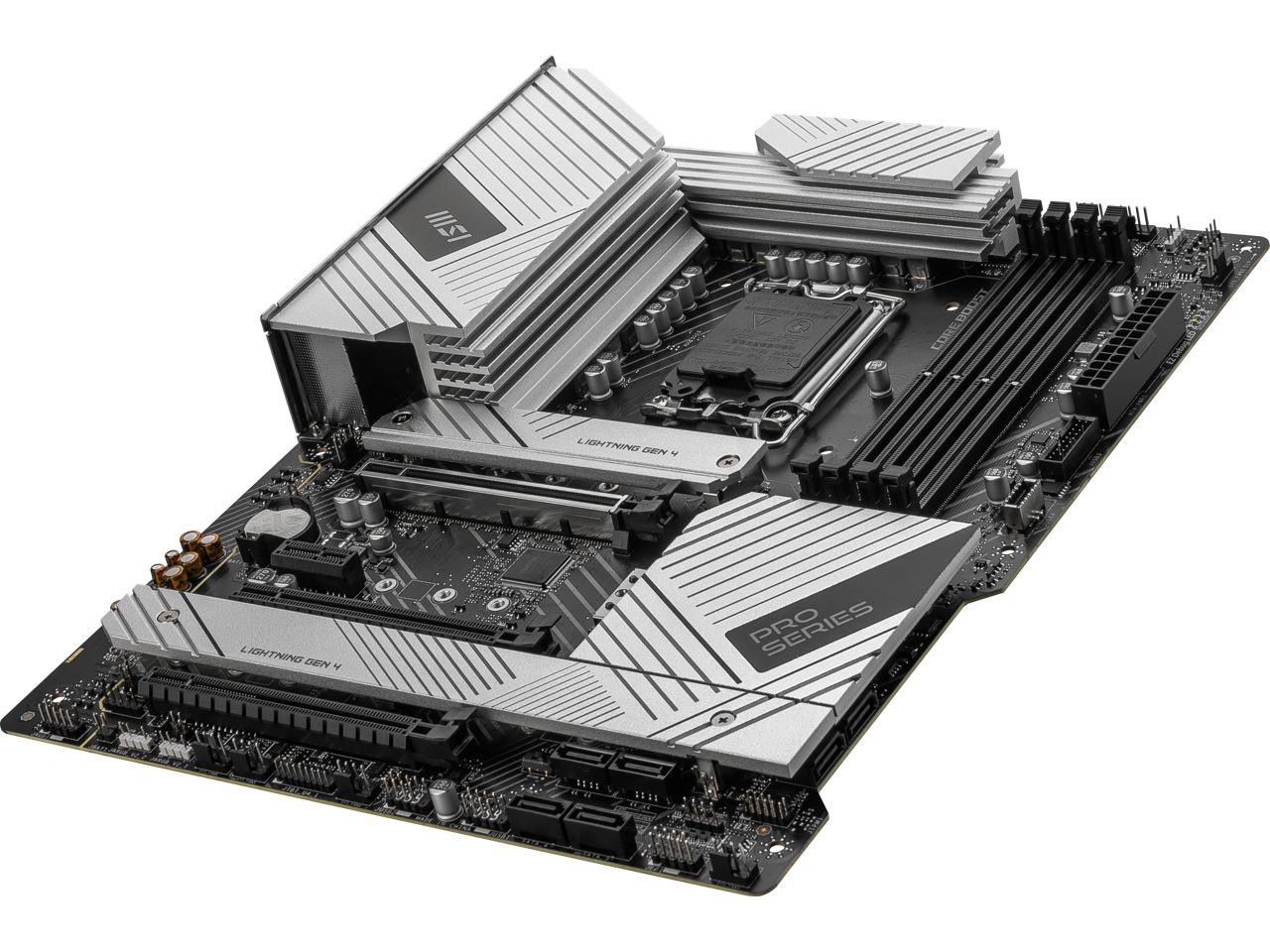 MSI PRO Z790-A MAX WIFI LGA 1700(14th,13th,12th Gen) DDR5 ATX 6x SATA 6G 4x M.2 Wi-Fi 7 EZ Debug LED Motherboard