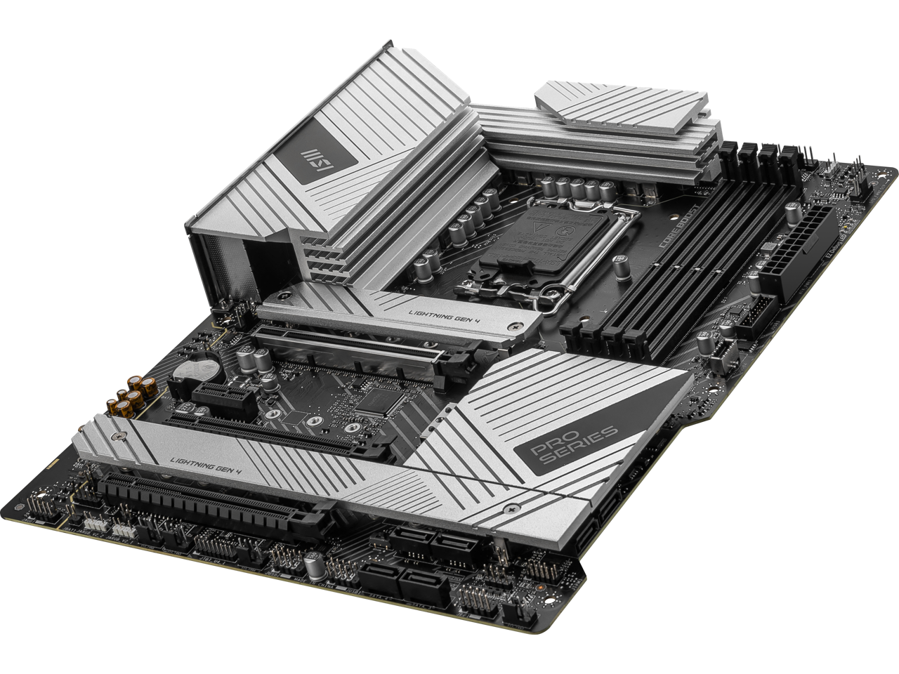 MSI PRO Z790-A MAX WIFI LGA 1700(14th,13th,12th Gen) DDR5 ATX 6x SATA 6G 4x M.2 Wi-Fi 7 EZ Debug LED Motherboard