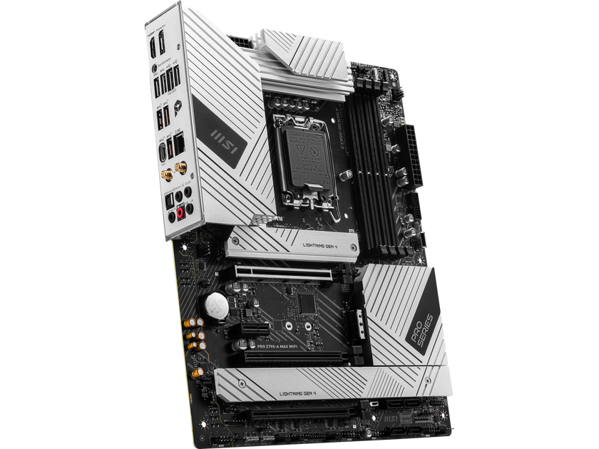 MSI PRO Z790-A MAX WIFI LGA 1700(14th,13th,12th Gen) DDR5 ATX 6x SATA 6G 4x M.2 Wi-Fi 7 EZ Debug LED Motherboard