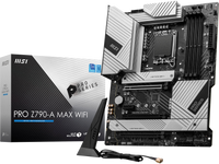 MSI PRO Z790-A MAX WIFI LGA 1700(14th,13th,12th Gen) DDR5 ATX 6x SATA 6G 4x M.2 Wi-Fi 7 EZ Debug LED Motherboard