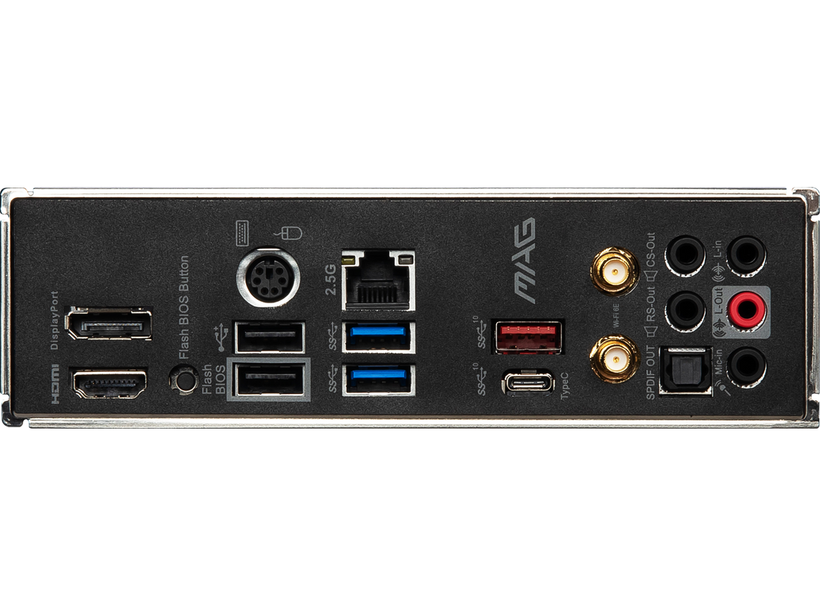 MSI MAG B550M MORTAR MAX WIFI DDR4 AM4 AMD B550 SATA 6Gb/s Micro-ATX Wi-Fi 6E 2.5Gbps LAN  M.2 (Key-E)  Motherboards - AMD