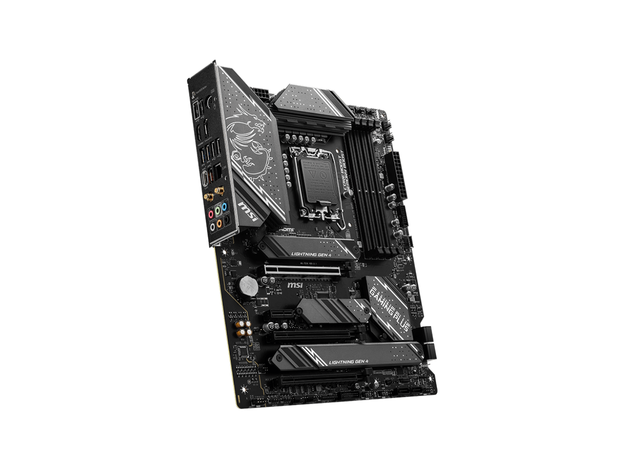 MSI Z790 GAMING PLUS WIFI LGA 1700 Intel Z790 SATA 6Gb/s ATX DDR5 PCI-E x16 slot Wi-Fi 6E 2.5Gbps LAN 4x M.2  EZ Debug LED Motherboard