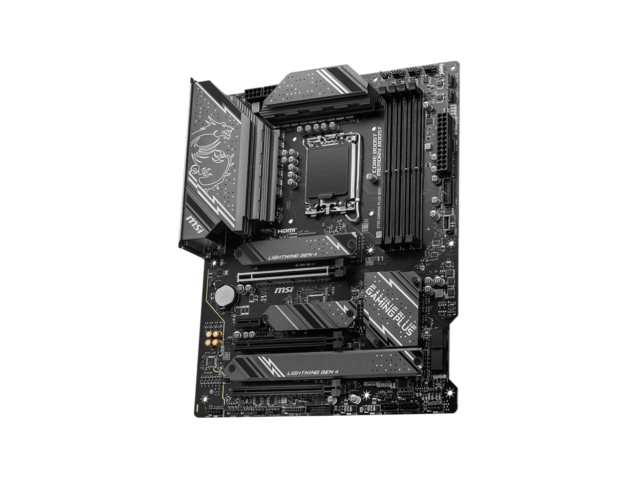 MSI Z790 GAMING PLUS WIFI LGA 1700 Intel Z790 SATA 6Gb/s ATX DDR5 PCI-E x16 slot Wi-Fi 6E 2.5Gbps LAN 4x M.2  EZ Debug LED Motherboard