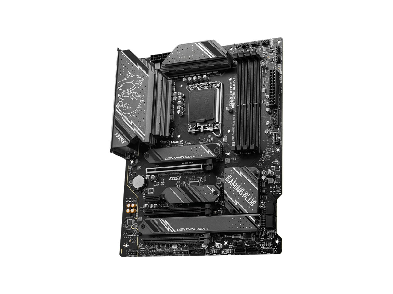 MSI Z790 GAMING PLUS WIFI LGA 1700 Intel Z790 SATA 6Gb/s ATX DDR5 PCI-E x16 slot Wi-Fi 6E 2.5Gbps LAN 4x M.2  EZ Debug LED Motherboard