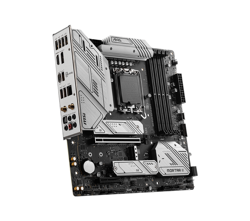 MSI MAG B760M MORTAR WIFI II LGA 1700 Intel B760 SATA 6Gb/s Micro ATX DDR5 PCI-E x16 slot  2.5Gbps LAN 3x M.2  Wi-Fi 6E Motherboard