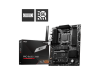 MSI PRO B650-S WIFI AM5 AMD B650 Ryzen 7000 DDR5 PCI-E x16 slot  Wi-Fi 6E Bluetooth SATA 6Gb/s ATX Motherboard