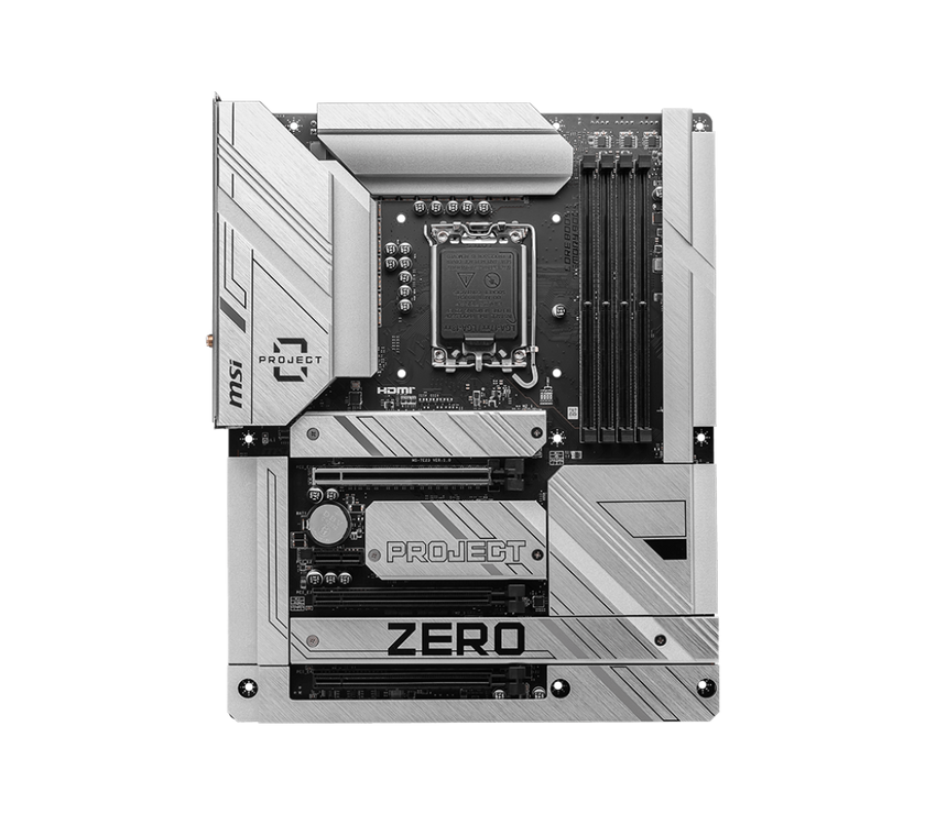 MSI Z790 PROJECT ZERO LGA1700 Wi-Fi 7 DDR5 Back Connect Design ATX Motherboard