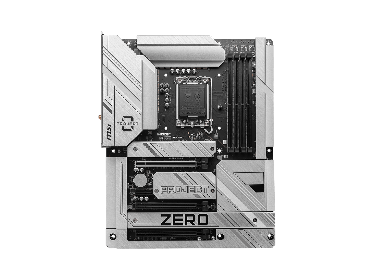 MSI Z790 PROJECT ZERO LGA1700 Wi-Fi 7 DDR5 Back Connect Design ATX Motherboard
