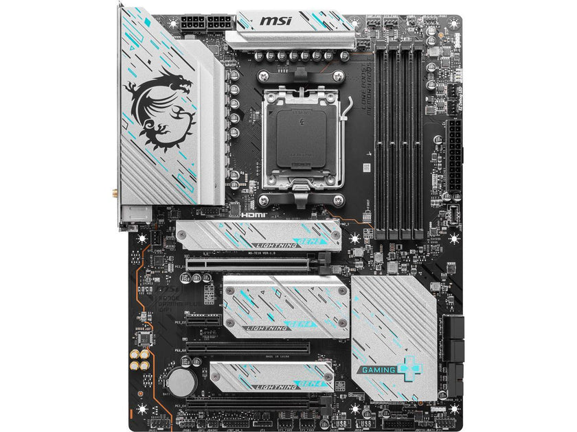 MSI X670E GAMING PLUS WIFI AM5 AMD Ryzen 7000 SATA 6Gb/s ATX DDR5   4x M.2  2.5Gbps LAN  AMD Wi-Fi 6E Bluetooth Motherboards - AMD